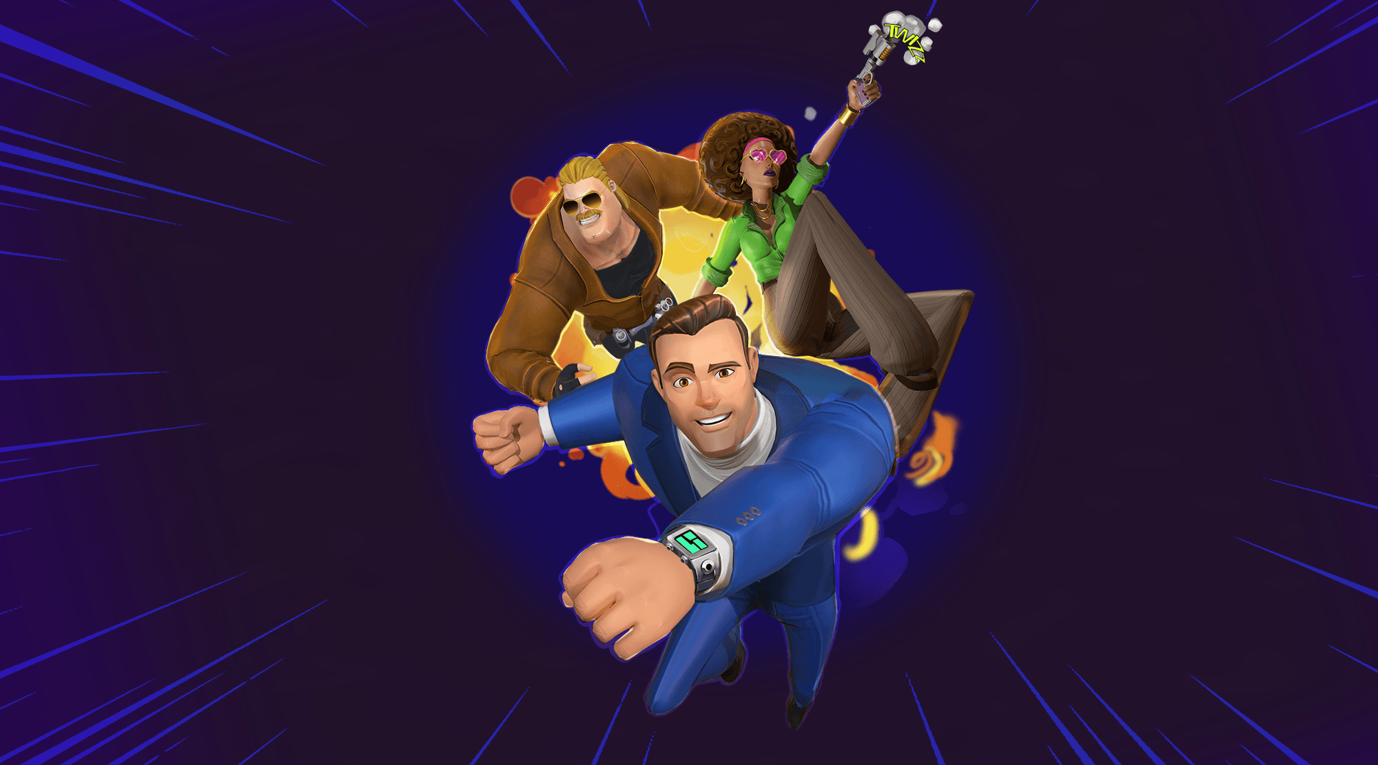 D.A.N.G.E.R. Team co-op action game characters